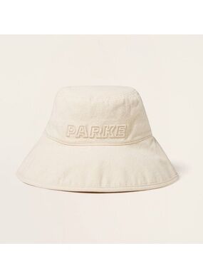 PARKE x TARGET Cavas Cream Embroidered Bucket Hat